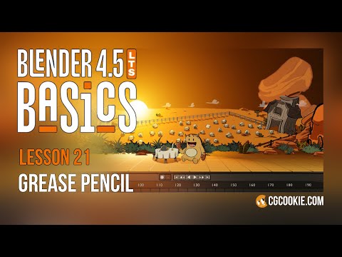 Introduction to Blender’s Grease Pencil – BLENDER 4.5 BASICS (part 21)