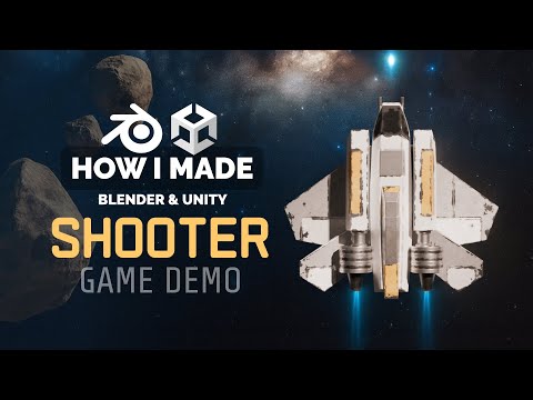 Space Shooter in Blender and Unity – Game Dev Process | Polygon Runway