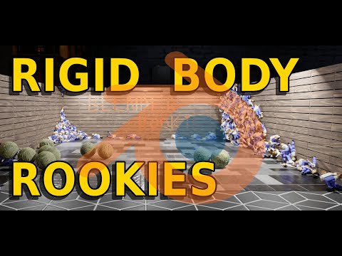 Bunch of Blender Rookie Rag Dolls Going For An Abusive Ride