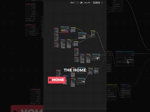 Some useful shortcuts to speed up working with nodes in Blender 4.5+ #b3d #blender3d