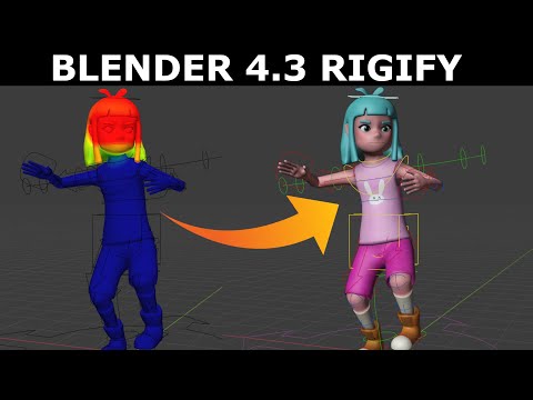 Human Meta Rig For Beginners | Blender 4.3