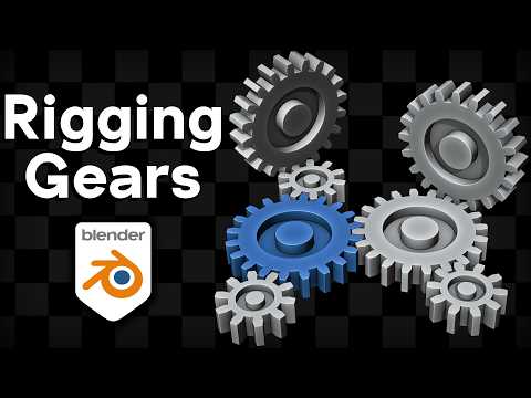 How to Rig & Animate Gears in Blender ⚙️ (Tutorial)