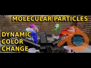Molecular Particles Dynamic Color Changing With Force Fields – Blender.fi