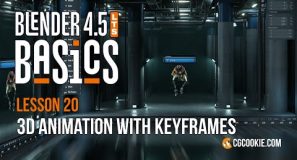 3D Animation with Keyframes in Blender – BLENDER 4.5 BASICS (part 20)