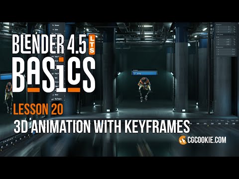 3D Animation with Keyframes in Blender – BLENDER 4.5 BASICS (part 20)