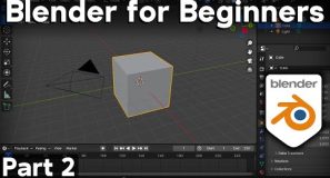 Part 2 – Blender for Complete Beginners Tutorial Series (User Interface & Edit Mode)