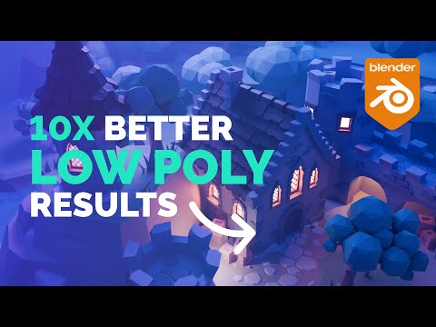Better Blender Low Poly with a Simple Trick