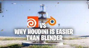 houdini vs blender fluid simulation