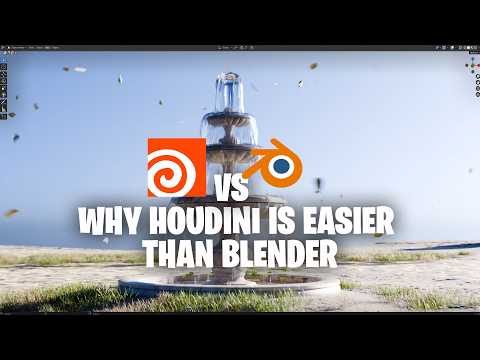 houdini vs blender fluid simulation