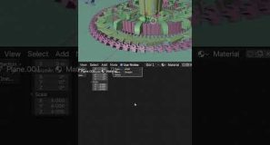 mechanical animations with geometry nodes #assets #blender3d