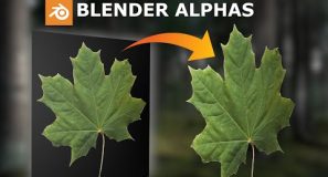 Blender: How to use Alpha Channels | LEAF
