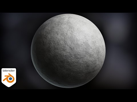 Procedural Concrete Material (Blender Tutorial)