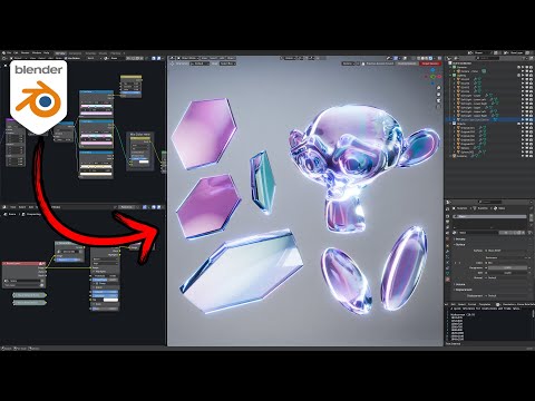 Fake Prismatic Glass Effect in Blender!
