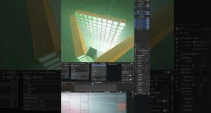 Cool Screen Lighting Effect in Blender! #blender