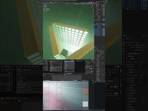Cool Screen Lighting Effect in Blender! #blender