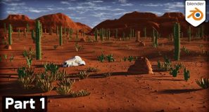 Part 1: Stylized Desert Environment 🏜️ (Blender Tutorial)