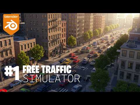 #Free Heavy Traffic simulator For Blender
