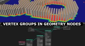 Use Vertex Groups In Geometry Nodes | Blender Tutorial