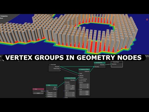Use Vertex Groups In Geometry Nodes | Blender Tutorial