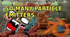 So Many Particle Emitters I Regreted Setting It Up
