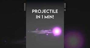 How quickly can I make a basic projectile? #VFX #gamedev