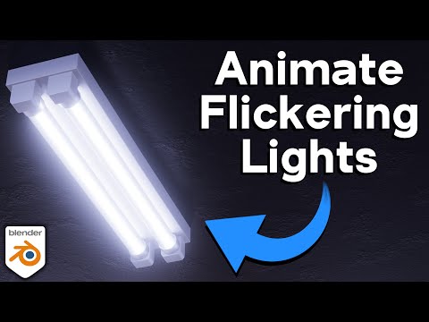 How to Animate Flickering Lights in Blender (Tutorial)