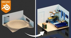 How to Animate an Isometric Room in Blender | Tutorial