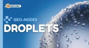 Blender Tutorial – Geometry Nodes Droplet Generator