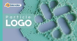 Blender Tutorial – 3D Logo Particle Effect with Kenny Phases