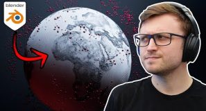 I Made Blender Art Inspired by the Pandemic 🦠