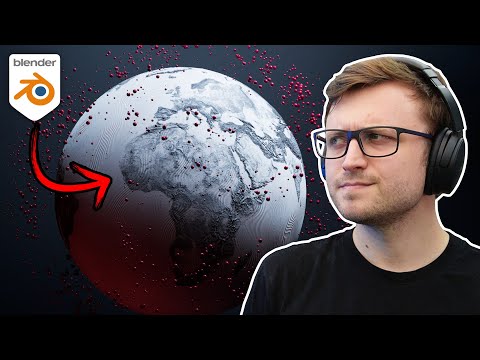 I Made Blender Art Inspired by the Pandemic 🦠