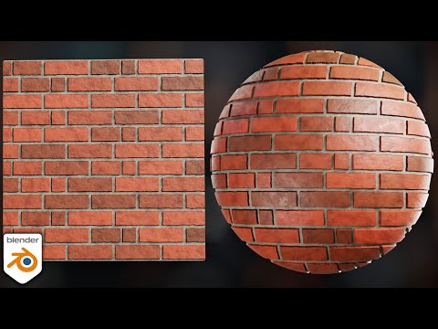 Procedural Brick Wall Material (Blender Tutorial)