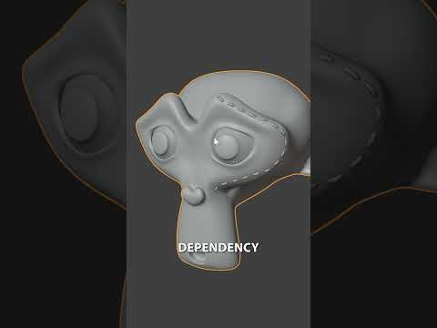 Add a pressure effect under the stitches from our previous post  #b3d #blender3d #geometrynodes