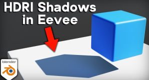 How to See Shadows From HDRIs in Blender Eevee