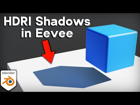 How to See Shadows From HDRIs in Blender Eevee