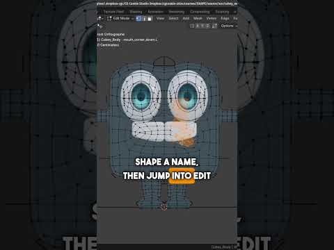 Cubey is suddenly sad 🙁 #b3d #rigging