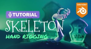 Blender Skeleton Hand Rigging Tutorial  | Polygon Runway