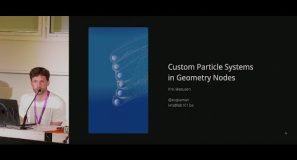 Custom Particle Systems in Geometry Nodes — Blender Conference 2025
