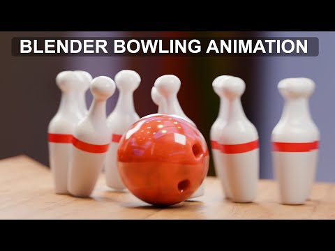 Blender: Make a Bowling Animation | EASY