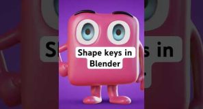 Shape keys are so fun 🔑 #b3d #blender #blender3d