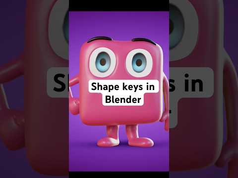 Shape keys are so fun 🔑 #b3d #blender #blender3d