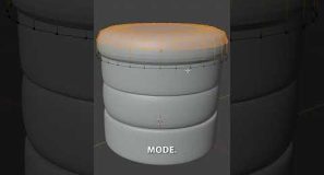 How to do a simple, quick cake animation in Blender #b3d #blender3d