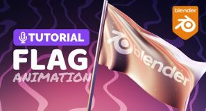 Blender Flag Simulation Tutorial | Polygon Runway