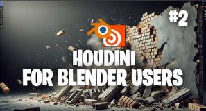 learning #Houdini like its #Blender #2 RBD Destruction