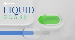 Create Stunning Liquid‑Glass Effects in Blender – Live Tutorial