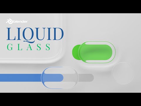 Create Stunning Liquid‑Glass Effects in Blender – Live Tutorial