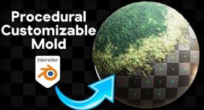 Procedural Customizable Mold Material (Blender Tutorial)