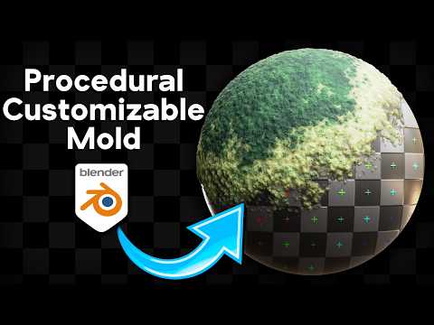 Procedural Customizable Mold Material (Blender Tutorial)