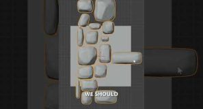 How to create Seamless Textures with geometry nodes in Blender. #blender3d #b3d
