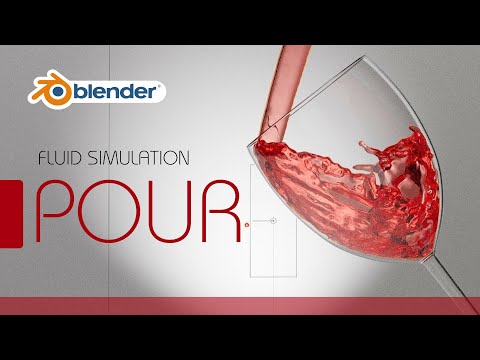 Blender Tutorial – Fluid Simulation Liquid Pour